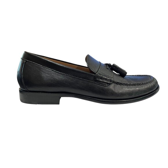Cole Haan Men\'s Black Leather Pinch Handsewn Tassel Loafer  Size 9.5  NIB No Lid main image 6